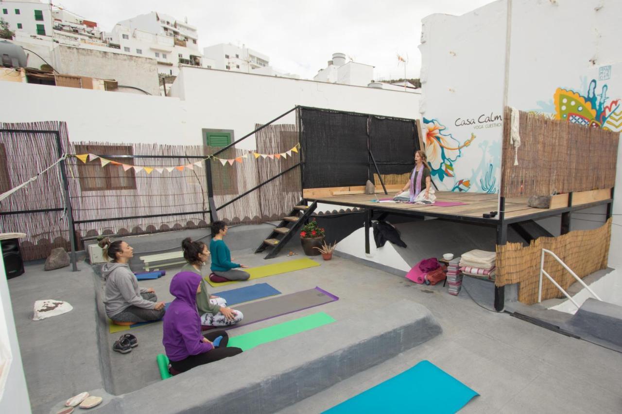Casa Calma Yoga Hostel Agaete  Exteriör bild